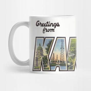 Greetings from Kansas Mug